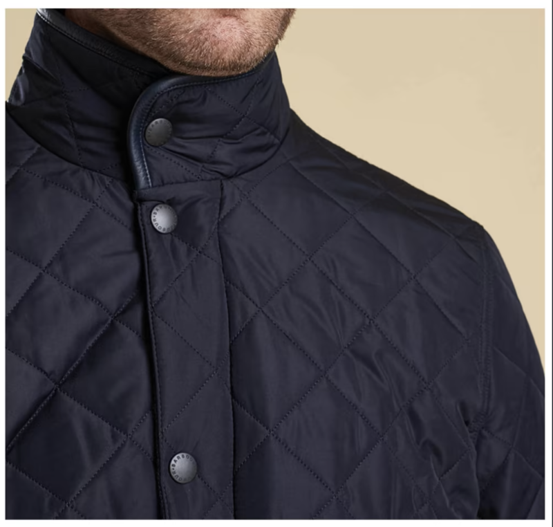 Barbour Devon Quilt Navy Jacket-4